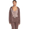 image:imageVolcom Womens Lil Zip Up Hooded Fleece SweatshirtSlate Grey