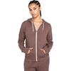 image:imageVolcom Womens Lil Zip Up Hooded Fleece SweatshirtSlate Grey