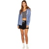 image:imageVolcom Womens Lil Zip Up Hooded Fleece SweatshirtWashed Blue
