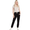image:imageVolcom Womens Lived In Lounge Fleece Sweatpants Regular amp Plus SizeBlack White 1