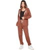 image:imageVolcom Womens Lived In Lounge Fleece Sweatpants Regular amp Plus SizeDark Clay