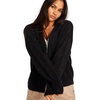 image:imageVolcom Womens Lived in Lounge Open Front Throw SweaterBlack