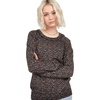 image:imageVolcom Womens Over N Out Crew Neck SweaterBlack Floral Print