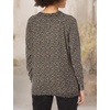image:imageVolcom Womens Over N Out Crew Neck SweaterBlack Floral Print
