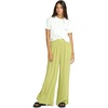 image:imageVolcom Womens Stoneshine Junki Wide Leg Beach PantPea Green