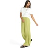 image:imageVolcom Womens Stoneshine Junki Wide Leg Beach PantPea Green