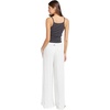 image:imageVolcom Womens Stoneshine Junki Wide Leg Beach PantStar White 1