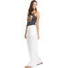 image:imageVolcom Womens Stoneshine Junki Wide Leg Beach PantStar White 1