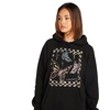 image:imageVolcom Womens Truly Stoked Ovesized Bf Hooded Fleece SweatshirtBlack 1