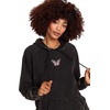 image:imageVolcom Womens Truly Stoked Ovesized Bf Hooded Fleece SweatshirtBlack