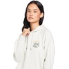 image:imageVolcom Womens Truly Stoked Ovesized Bf Hooded Fleece SweatshirtLight Grey 324