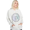 image:imageVolcom Womens Truly Stoked Ovesized Bf Hooded Fleece SweatshirtLight Grey