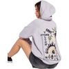 image:imageVolcom Womens Truly Stoked Ovesized Bf Hooded Fleece SweatshirtMoonbeam
