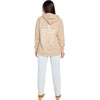 image:imageVolcom Womens Truly Stoked Ovesized Bf Hooded Fleece SweatshirtTaupe