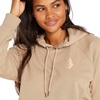 image:imageVolcom Womens Truly Stoked Ovesized Bf Hooded Fleece SweatshirtTaupe