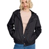 image:imageVolcom Womens Wind Stoned Lightweight Quarter Zip Windbreaker JacketVintage Black