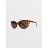 image:imageVolcom Womens Butter Matte Tortoise Sunglasses with Bronze Lens