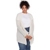 image:imageVolcom Womens Go Go Wrap Open Front Cardigan Sweater Regular amp Plus SizeOatmeal
