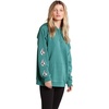 image:imageVolcom Womens Iconic Stone Hooded Fleece SweatshirtLaguna Blue