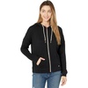 image:imageVolcom Womens Lil Zip Up Hooded Fleece SweatshirtBlacki
