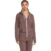 image:imageVolcom Womens Lil Zip Up Hooded Fleece SweatshirtSlate Grey
