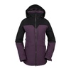 image:imageVolcom womens Shelter 3d Stretch Insulated Snowboard Ski Winter Hooded JacketBlackberry S10