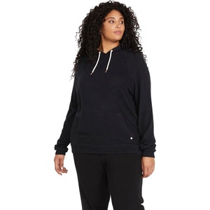image:imageLived In Lounge Hooded Fleece Pullover Sweatshirt Regular amp Plus SizeBlack