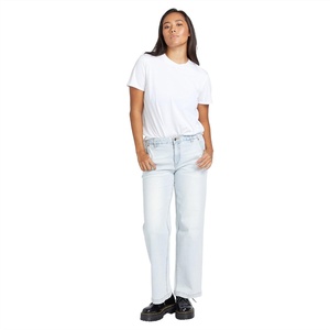 image:imageVolcom Womens 1991 Stone Low Rise Denim Jean PantAllover Stone Light