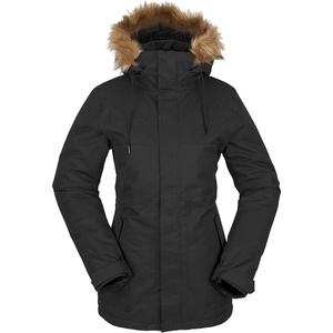 image:imageVolcom Womens Fawn Insulated Snowboard Ski Winter Hooded JacketBlack S3
