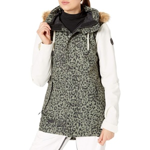 image:imageVolcom Womens Fawn Insulated Snowboard Ski Winter Hooded JacketLeopard