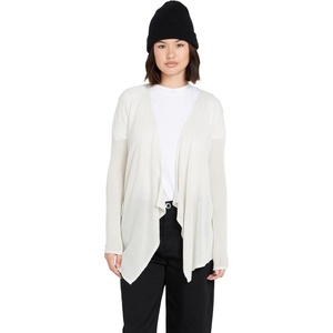 image:imageVolcom Womens Go Go Wrap Open Front Cardigan Sweater Regular amp Plus SizeOatmeal 3