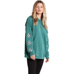 image:imageVolcom Womens Iconic Stone Hooded Fleece SweatshirtLaguna Blue