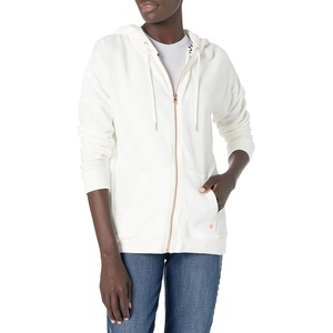 image:imageVolcom Womens Lil Zip Up Hooded Fleece SweatshirtWhite