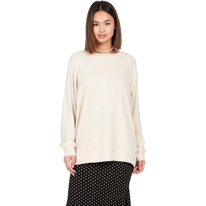 image:imageVolcom Womens Lived In Lounge Crew Neck Fleece SweatshirtSand