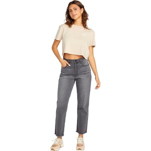 image:imageVolcom Womens Stone Step High Rise Denim Jean PantVintage Black