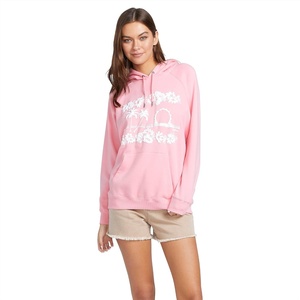 image:imageVolcom Womens Truly Stoked Ovesized Bf Hooded Fleece SweatshirtGuava