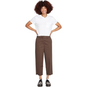 image:imageVolcom Womens Whatwhat Oversized Boyfriend Chino PantEspresso