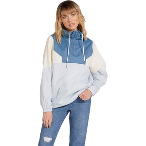 image:imageVolcom Womens Wind Stoned Lightweight Quarter Zip Windbreaker JacketPale Blue