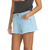 image:imageVolcom Womens 1991 Stone High Waisted Cutoff Denim Jean ShortBlue Drift