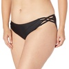 image:imageVolcom Womens Full Bikini Bottom  LowRise Swim Bottom with Full Coverage Made from Recycled FabricBlack 1