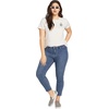 image:imageVolcom Womens Liberator Legging Fit Denim Jean Pants Regular amp Plus SizeRetro Blue