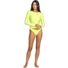 image:imageVolcom Womens Simply Core Long Sleeve Rashguard Upf 50Island Green