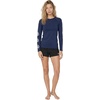 image:imageVolcom Womens Simply Core Long Sleeve Rashguard Upf 50Navy