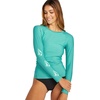 image:imageVolcom Womens Simply Core Long Sleeve Rashguard Upf 50Turquoise