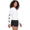 image:imageVolcom Womens Simply Core Long Sleeve Rashguard Upf 50White