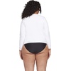 image:imageVolcom Womens Simply Core Long Sleeve Rashguard Upf 50White Black