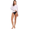 image:imageVolcom Womens Simply Core Long Sleeve Rashguard Upf 50White Wash
