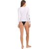 image:imageVolcom Womens Simply Core Long Sleeve Rashguard Upf 50White Wash
