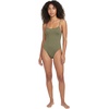 image:imageVolcom Womens Simply Seamless 1pcGreen Olive