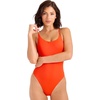 image:imageVolcom Womens Simply Seamless 1pcPersimmon
